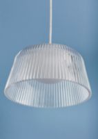 Billede af HAY Brim Pendant Ø: 24,5 cm - Clear Glass