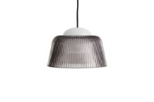 Billede af HAY Brim Pendant Ø: 24,5 cm - Smoked Grey Glass