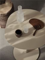 Billede af Ferm Living Pond Café Table Ø: 64 cm - Steel/Cashmere