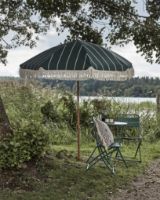 Billede af House Doctor Block Parasol Ø: 190 cm - Grøn