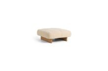 Billede af HAY Quilton Lift Ottoman 105x105 cm - Lacquered Oak/Tartaglia Ocre White 857