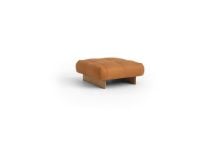 Billede af HAY Quilton Lift Ottoman 105x105 cm - Lacquered Oak/Sense Cognac