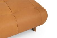 Billede af HAY Quilton Lift Ottoman 105x105 cm - Lacquered Oak/Sense Cognac