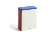 Billede af HAY Tin Container X-Large 24x20x10 cm - Off-White, Blue and Red