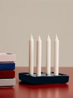 Billede af HAY Matone Candleholder Large 4x18,4x18,4 cm - Dark Blue