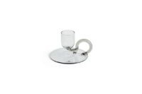 Billede af HAY Tiny Candleholder Curved H: 5 cm - Grey