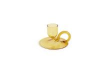 Billede af HAY Tiny Candleholder Curved H: 5 cm - Yellow