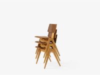 Billede af &Tradition Daystak RD1 Side Chair - Beech & Walnut