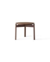 Billede af Audo Copenhagen Passage Lounge Table Ø: 50 cm - Walnut