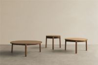 Billede af Audo Copenhagen Passage Lounge Table Ø: 50 cm - Walnut