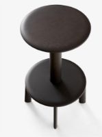 Billede af &Tradition Massif AV39 Counter Stool H: 65 cm - Dark Stained Oak/Warm Black