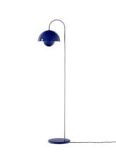 Billede af &Tradition Flowerpot VP12 Gulvlampe H: 122 cm - Cobalt Blueome-Plated