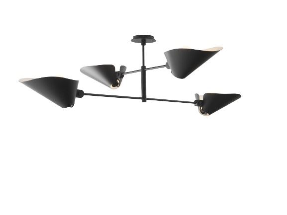 Billede af &Tradition Bonnet SC91 Chandelier H: 40 cm - Black