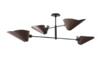 Billede af &Tradition Bonnet SC91 Chandelier H: 40 cm - Black/Bronzed 