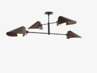 Billede af &Tradition Bonnet SC91 Chandelier H: 40 cm - Black/Bronzed 