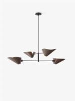 Billede af &Tradition Bonnet SC92 Chandelier H: 110 cm - Black/Bronzed