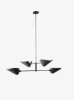 Billede af &Tradition Bonnet SC93 Chandelier H: 140 cm - Black