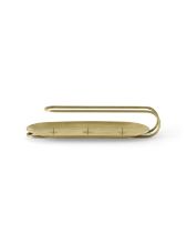 Billede af Audo Copenhagen Clip 3-Arm Candle Holder B: 28,5 cm - Brass