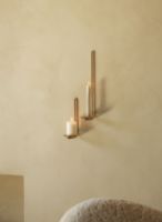 Billede af Audo Copenhagen Clip Tealight Candle Holder Wall H: 20 cm - Brass