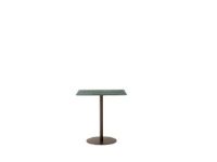 Billede af &Tradition In Between SK16 Dining Table 60x70 cm - Verde Guatemala Marble/Bronzed Base