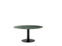 Billede af &Tradition In Between SK20 Dining Table Ø: 150 cm - Verde Guatemala Marble/Black Base