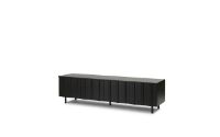 Billede af Normann Copenhagen Rib Skænk Lav L: 175 cm - Varm Sort