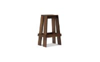 Billede af Normann Copenhagen Let Barstol H: 75 cm - Brun Bejdset Ask