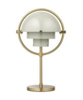 Billede af GUBI Multi-Lite Portable Lampe H: 30 cm - Brass/Pastel Gray