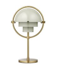 Billede af GUBI Multi-Lite Portable Lampe H: 30 cm - Brass/Pastel Gray