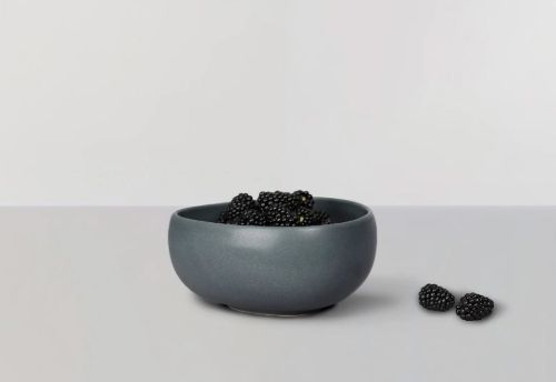 Ro Collection Signature Bowl Medium Ø: 18 cm - Stentøj/Deep Ocean