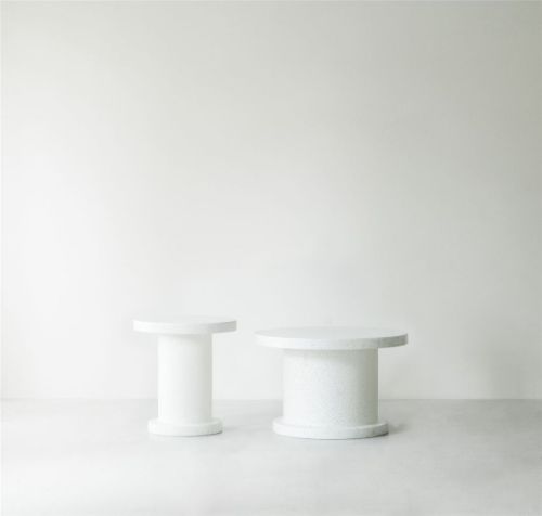 Normann Copenhagen Bit Sidebord 55x50 cm - Hvid/Hvid