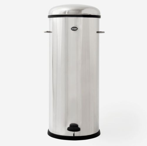 Vipp 17 Pedalspand H: 72 cm 30 L - Rustfri Stål