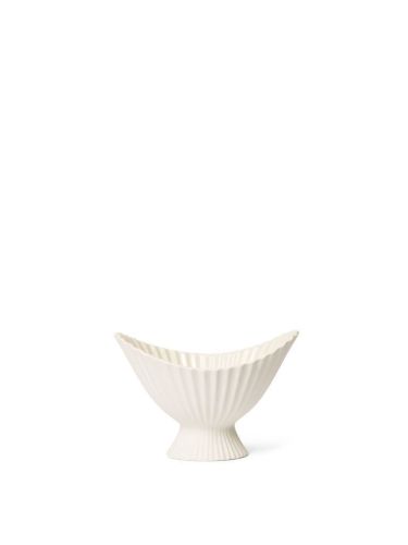 Ferm Living Fountain Bowl Small H: 13 cm - Off-White 