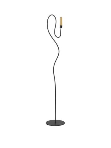 Ferm Living Valse Floor Candle Holder H: 113,7 cm - Black