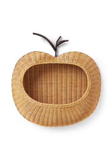 Ferm Living Apple Braided Wall Pocket H: 52 cm - Natural