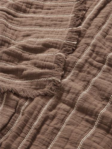Ferm Living Aires Bedspread 240x250 cm - Stone