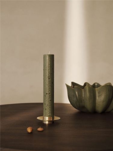 Ferm Living Mura Kalenderlys H: 25 cm - Artichoke Green