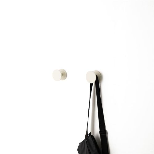 raawii Pipeline Hook  - Set Of 2 - 8x8 cm - Pearl White