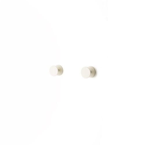 raawii Pipeline Hook  - Set Of 2 - 8x8 cm - Pearl White