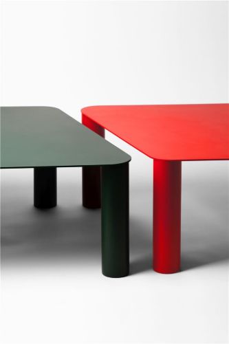 raawii Pipeline Coffee Table H: 38 cm - Moss Green