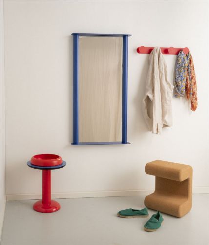 raawii Coffee Thing H: 45,6 cm - Tropical Blue/Red
