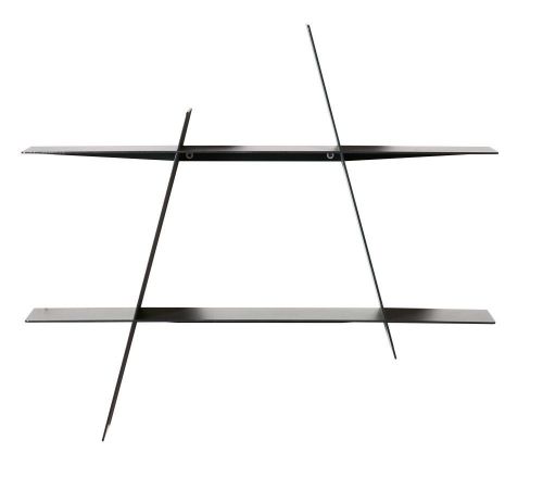 Andersen Furniture A Shelf Medium 52x46x9 cm - Sort Stål