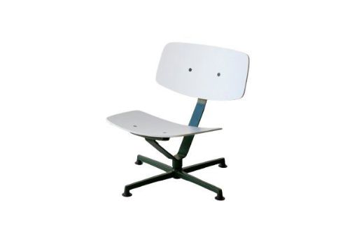 raawii Arba Lounge Chair H: 72 cm -Dark green base / light grey shell