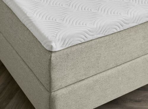 TEMPUR Topper One Firm 90x200x5 cm Topmadras - Hvid