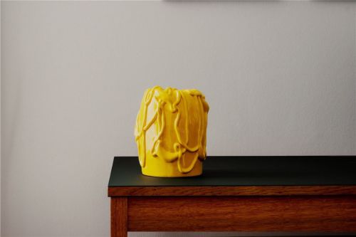 raawii Michael Kvium Jam Vase H: 24 cm - Empire Yellow		