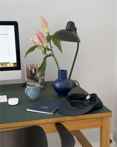 raawii Strøm Large Vase H: 24 cm - Blue