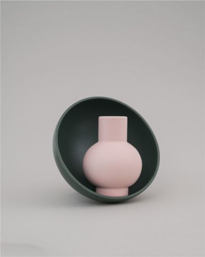raawii Strøm Large Vase H: 24 cm - Coral Blush
