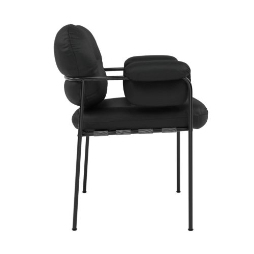 Fogia Bollo Dining Chair H: 79 cm - Black Elmosoft 99999