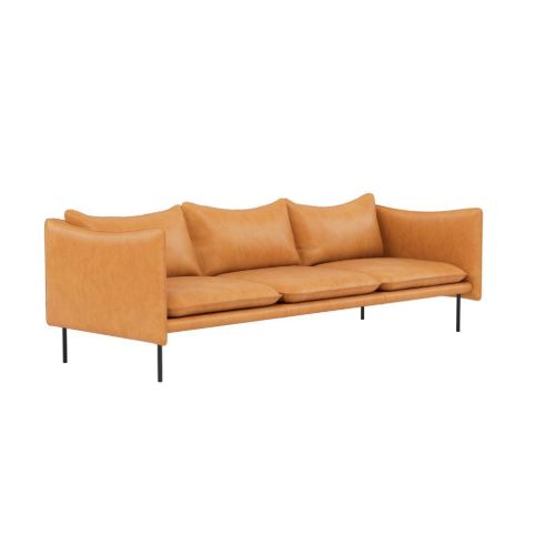 Fogia Tiki 3 Pers. Sofa L: 236 cm - Vintage Cognac