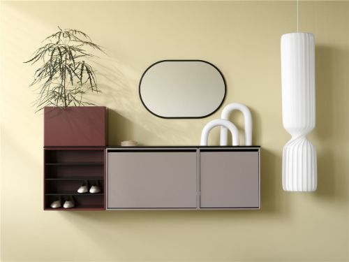 Montana Hide Skoskab 69,6x46,8x20 cm - 144 Fennel